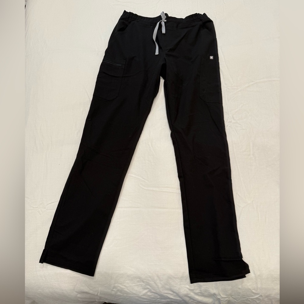 Figs Yola Scrub Pant, Black, L Tall